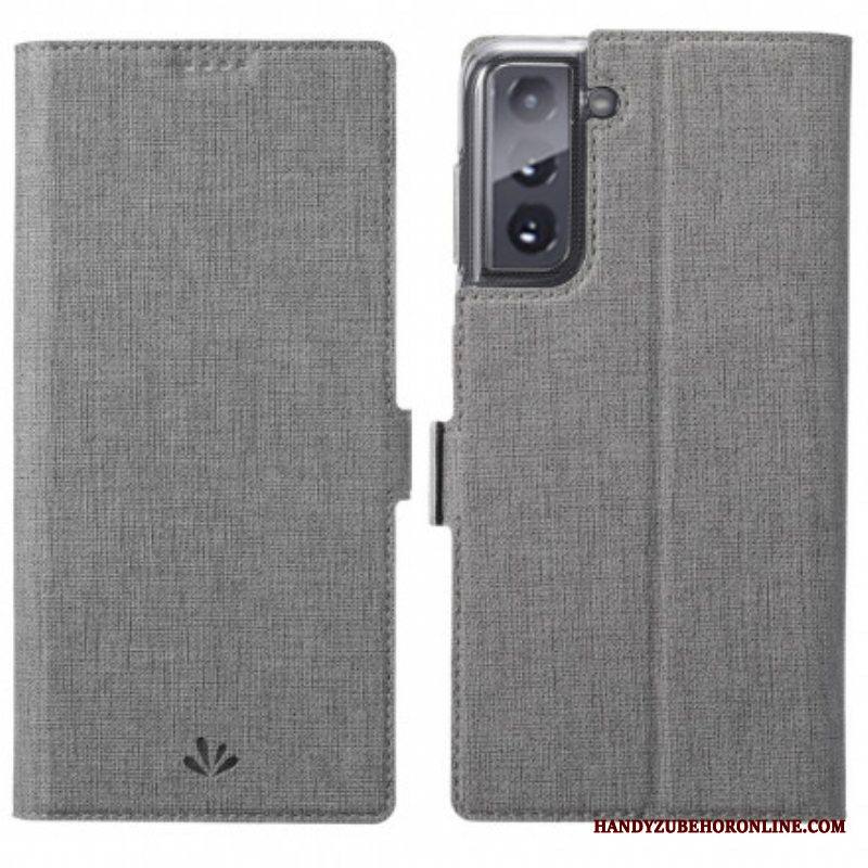 Puhelinkuoret Samsung Galaxy S21 5G Kotelot Flip Teksturoitu Vili Dmx
