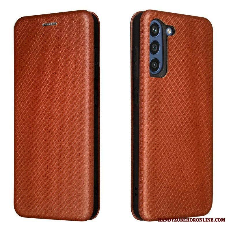 Puhelinkuoret Samsung Galaxy S21 FE Kotelot Flip Hiilikuitu