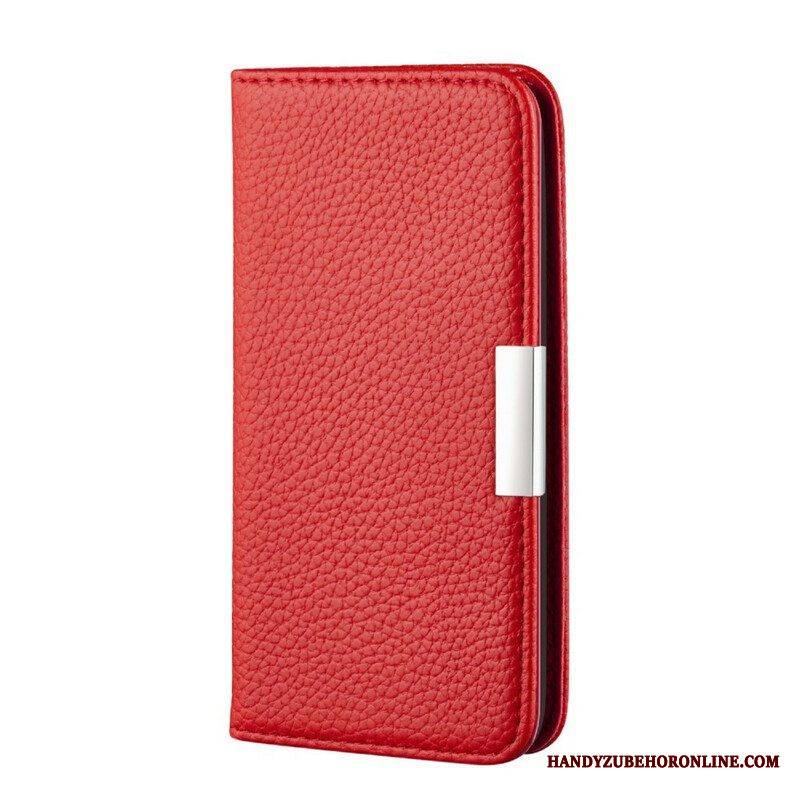 Puhelinkuoret Samsung Galaxy S21 FE Kotelot Flip Keinonahka Litchi Ultra Chic