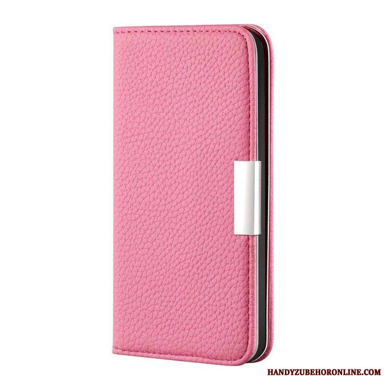 Puhelinkuoret Samsung Galaxy S21 FE Kotelot Flip Keinonahka Litchi Ultra Chic