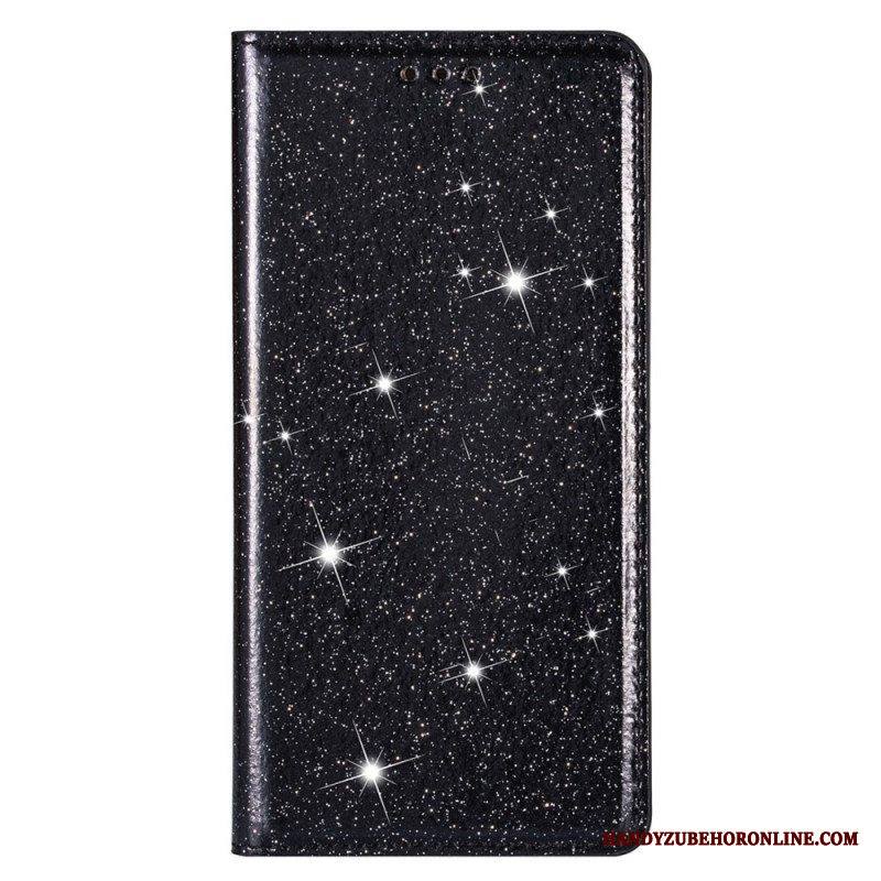 Puhelinkuoret Samsung Galaxy S22 5G Kotelot Flip Paljetti Tyyli