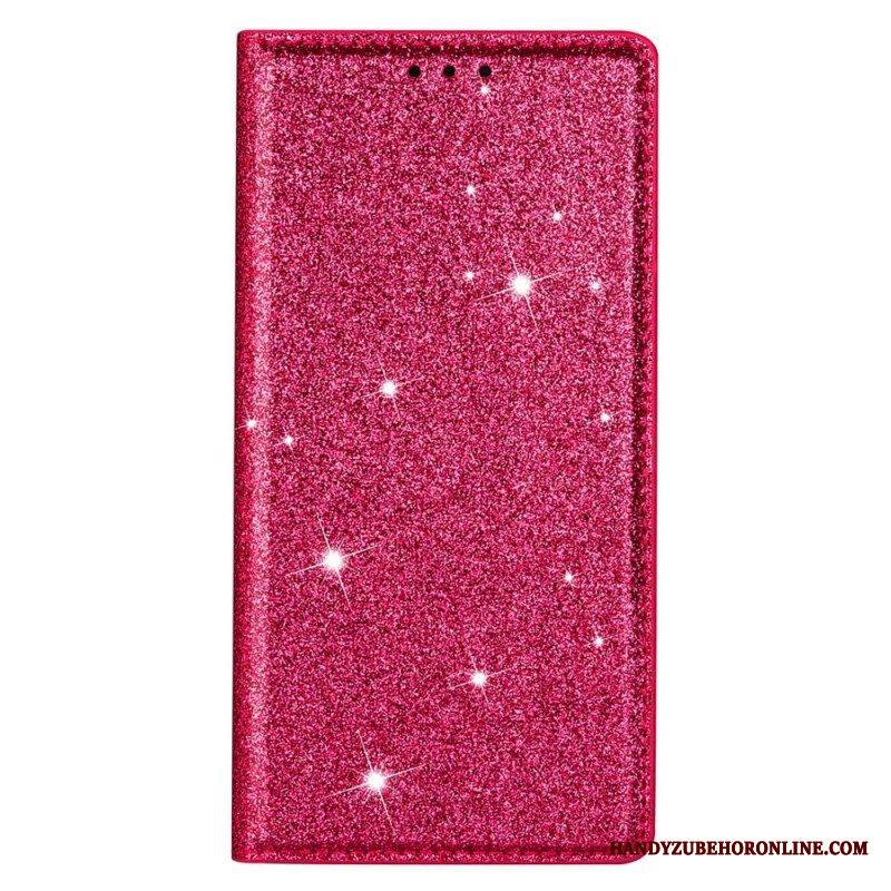 Puhelinkuoret Samsung Galaxy S22 5G Kotelot Flip Paljetti Tyyli
