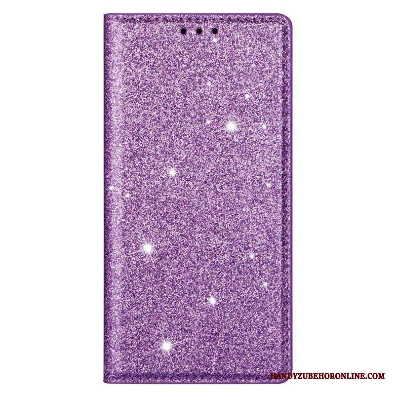 Puhelinkuoret Samsung Galaxy S22 5G Kotelot Flip Paljetti Tyyli