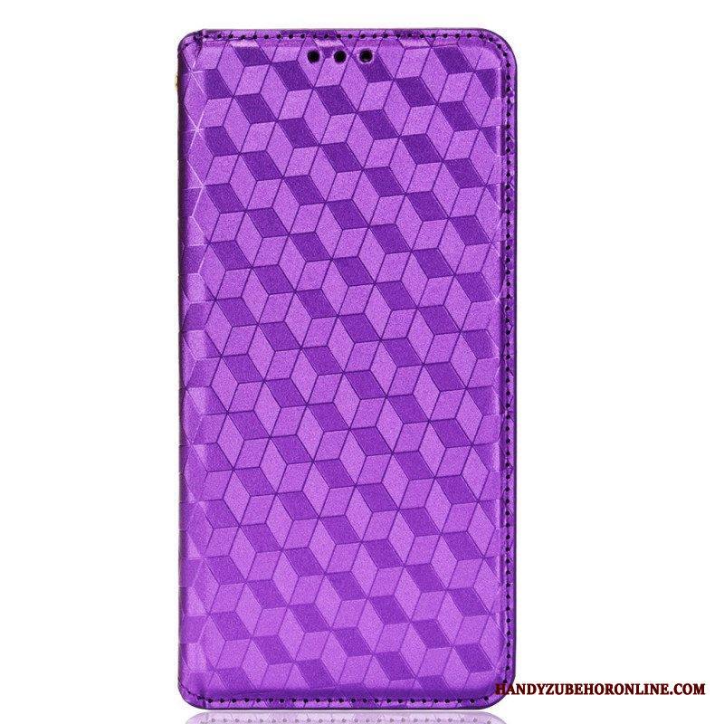 Puhelinkuoret Samsung Galaxy S22 5G Kotelot Flip Timanttinahkaefekti