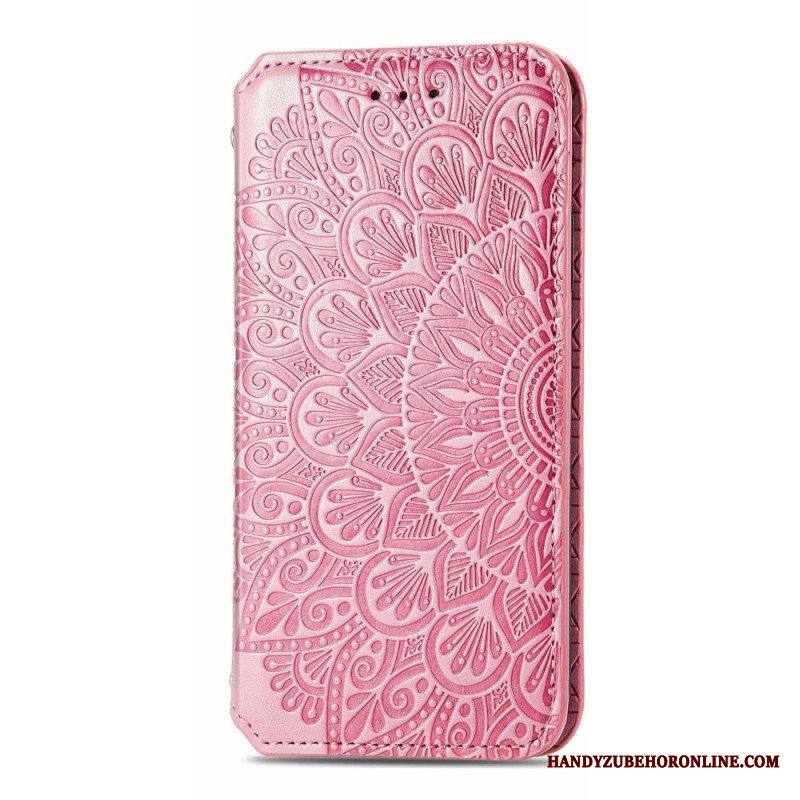 Puhelinkuoret Samsung Galaxy S22 Ultra 5G Kotelot Flip Mandala