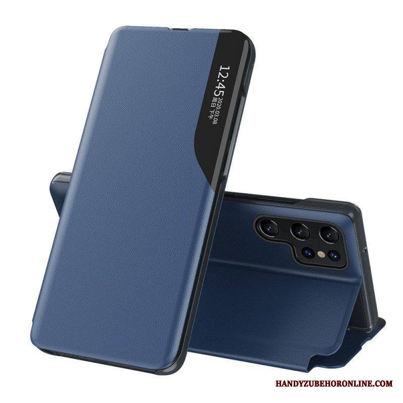 Puhelinkuoret Samsung Galaxy S22 Ultra 5G Teksturoitu Keinonahka
