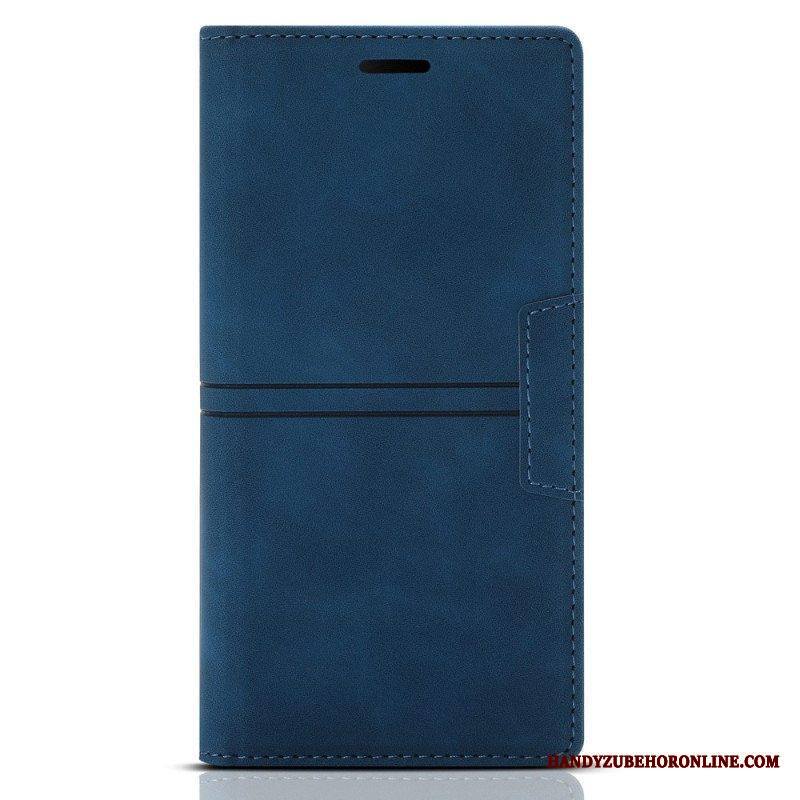 Puhelinkuoret Samsung Galaxy S23 5G Kotelot Flip Tyylikäs Nahkaompelumagneettinen Lukko
