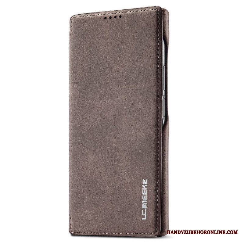 Puhelinkuoret Samsung Galaxy S23 Ultra 5G Kotelot Flip Nahkaefekti Lc.imeeke Nahkaefekti