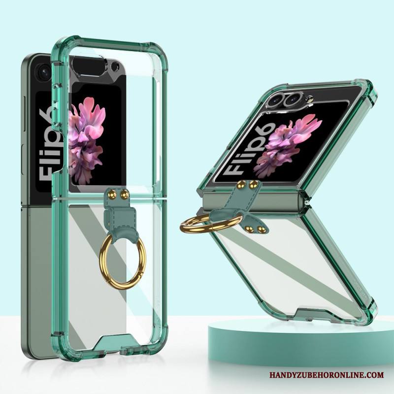 Puhelinkuoret Samsung Galaxy Z Flip 7 Fe Läpinäkyvä Sormusteline Gkk