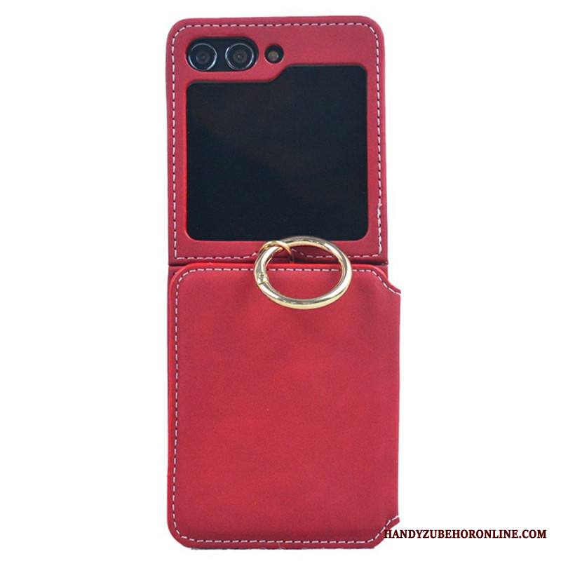 Puhelinkuoret Samsung Galaxy Z Flip 7 Korttikotelo Ja Irrotettava Ketju