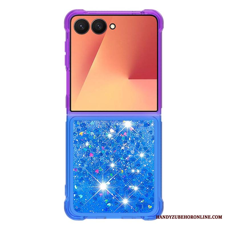 Puhelinkuoret Samsung Galaxy Z Flip 7 Liukuvärjätyt Paljetit