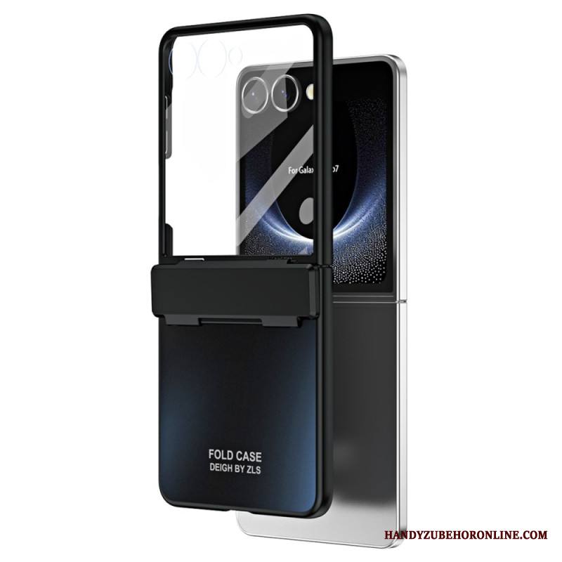 Puhelinkuoret Samsung Galaxy Z Flip 7 Metallinen Efekti Näytönsuojalla