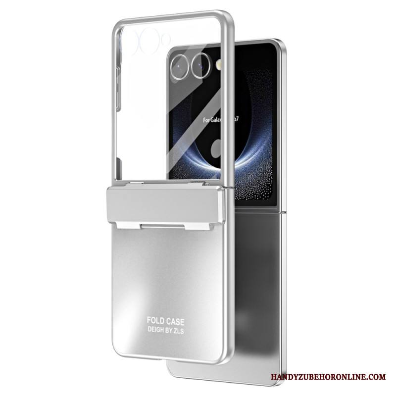 Puhelinkuoret Samsung Galaxy Z Flip 7 Metallinen Efekti Näytönsuojalla