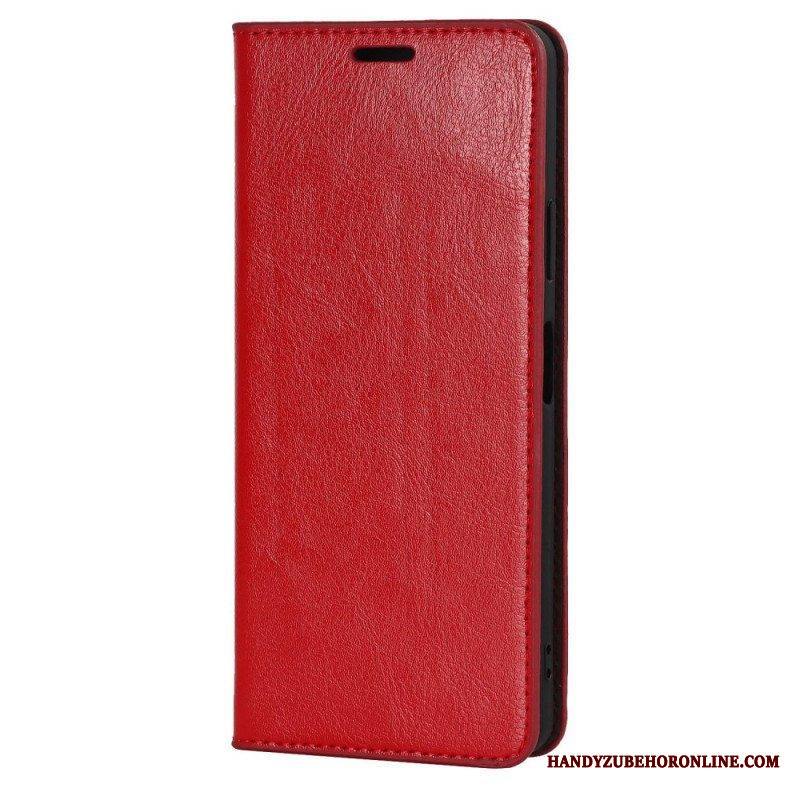 Puhelinkuoret Sony Xperia 10 IV Kotelot Flip Aito Nahka