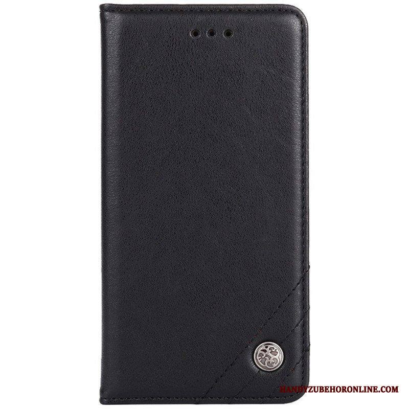 Puhelinkuoret Sony Xperia 10 IV Kotelot Flip Keinonahkainen Koristeniitti