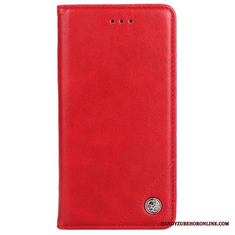 Puhelinkuoret Sony Xperia 10 IV Kotelot Flip Keinonahkainen Koristeniitti