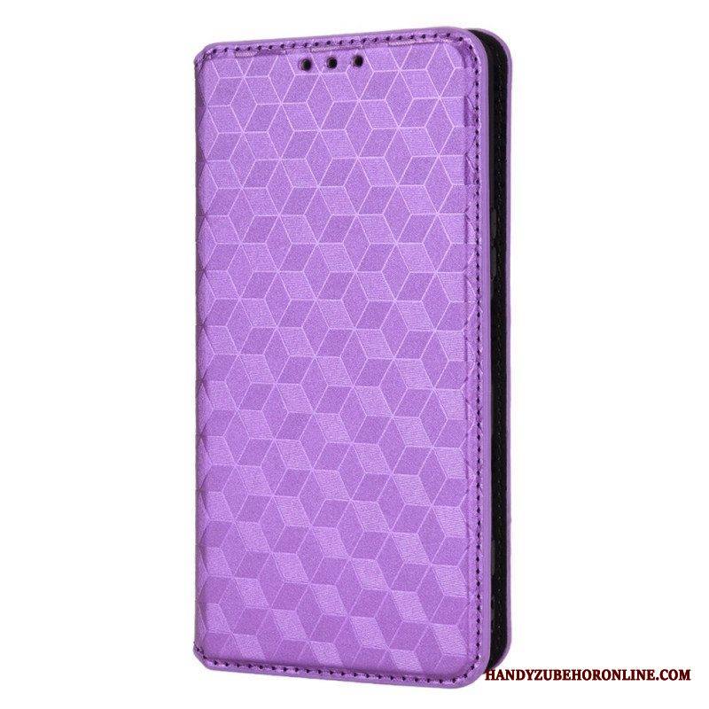 Puhelinkuoret Sony Xperia 5 IV Kotelot Flip 3d-tekstuuri