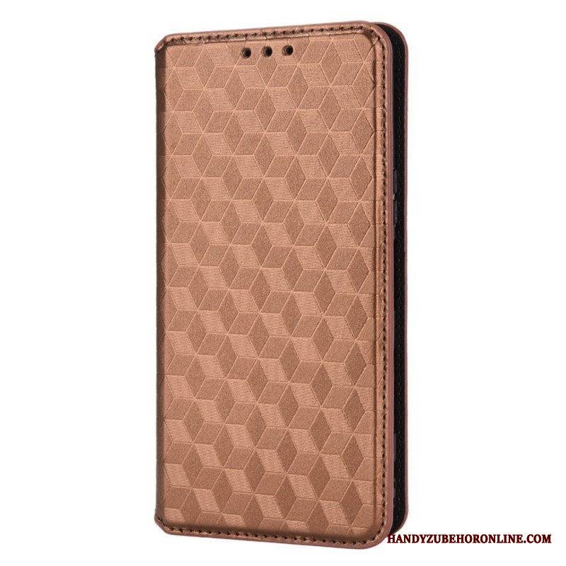 Puhelinkuoret Sony Xperia 5 IV Kotelot Flip 3d-tekstuuri