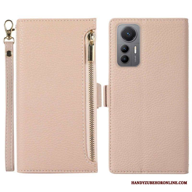 Puhelinkuoret Xiaomi 12 Lite Kotelot Flip Etupussi Ja Kaulanauha