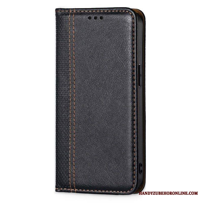 Puhelinkuoret Xiaomi 12 Pro Kotelot Flip Vintage Nahkaefekti