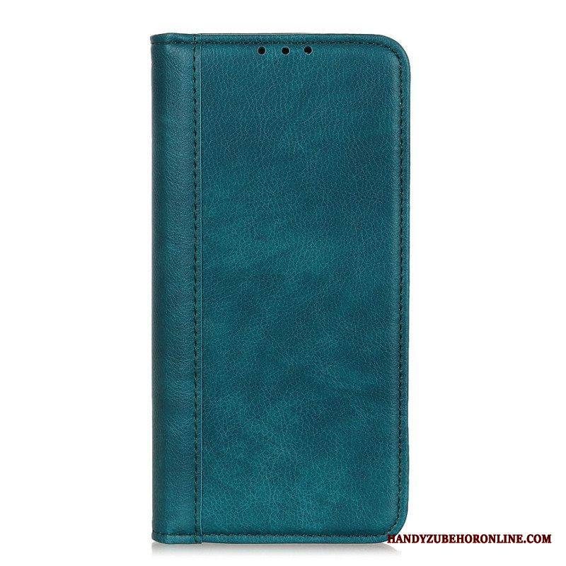 Puhelinkuoret Xiaomi 13 Kotelot Flip Värillinen Versio Haljasnahka