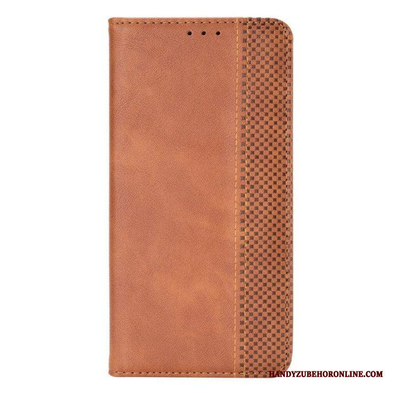 Puhelinkuoret Xiaomi 13 Lite Kotelot Flip Vintage Nahkatyyli