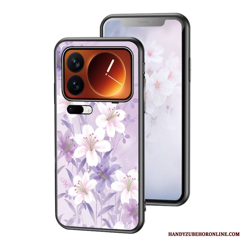 Puhelinkuoret Xiaomi 17 Pro Karkaistusta Lasista Valmistettu Kukkakuvio