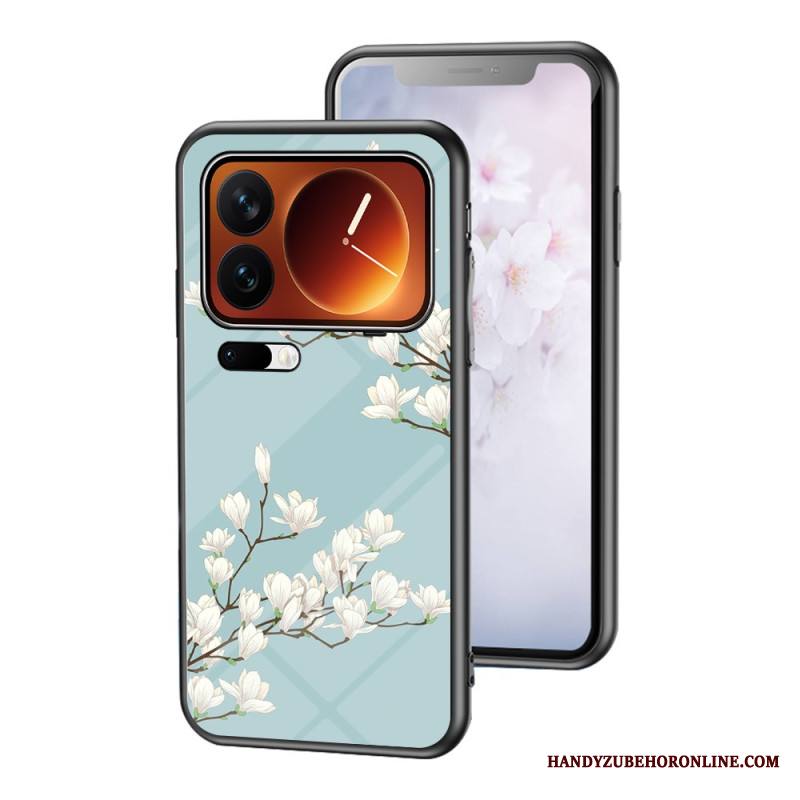 Puhelinkuoret Xiaomi 17 Pro Karkaistusta Lasista Valmistettu Kukkakuvio