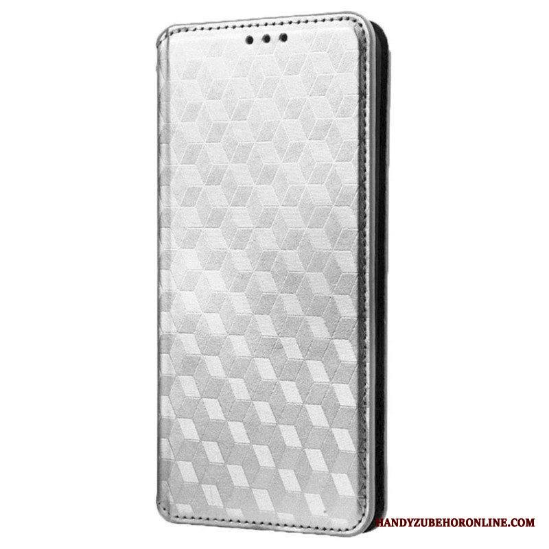 Puhelinkuoret Xiaomi Redmi A1 Kotelot Flip 3d Cube -nahkatehoste