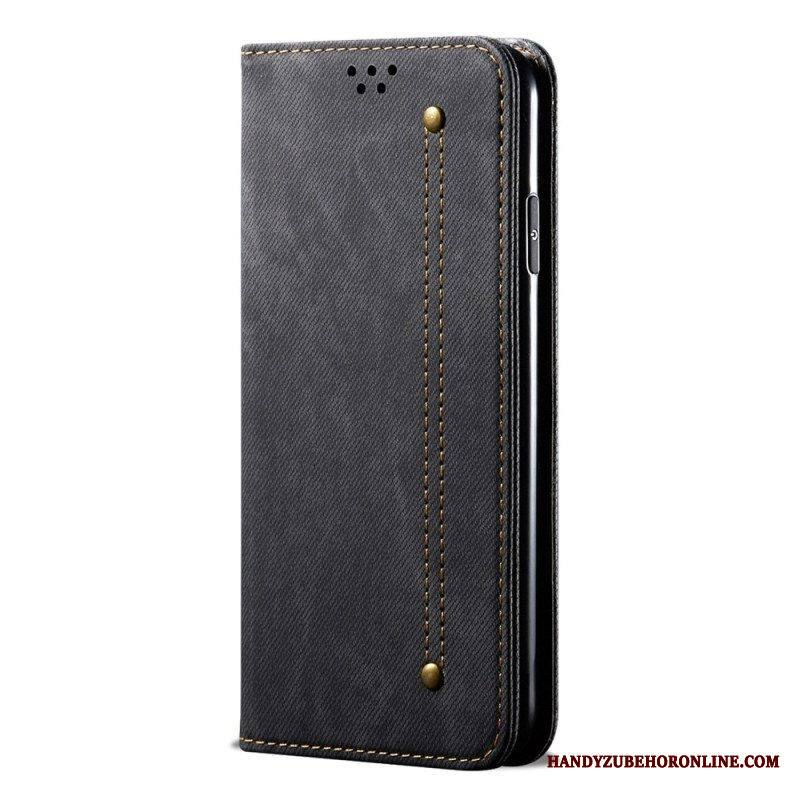 Puhelinkuoret Xiaomi Redmi Note 12 Pro Plus Kotelot Flip Denim Kangas