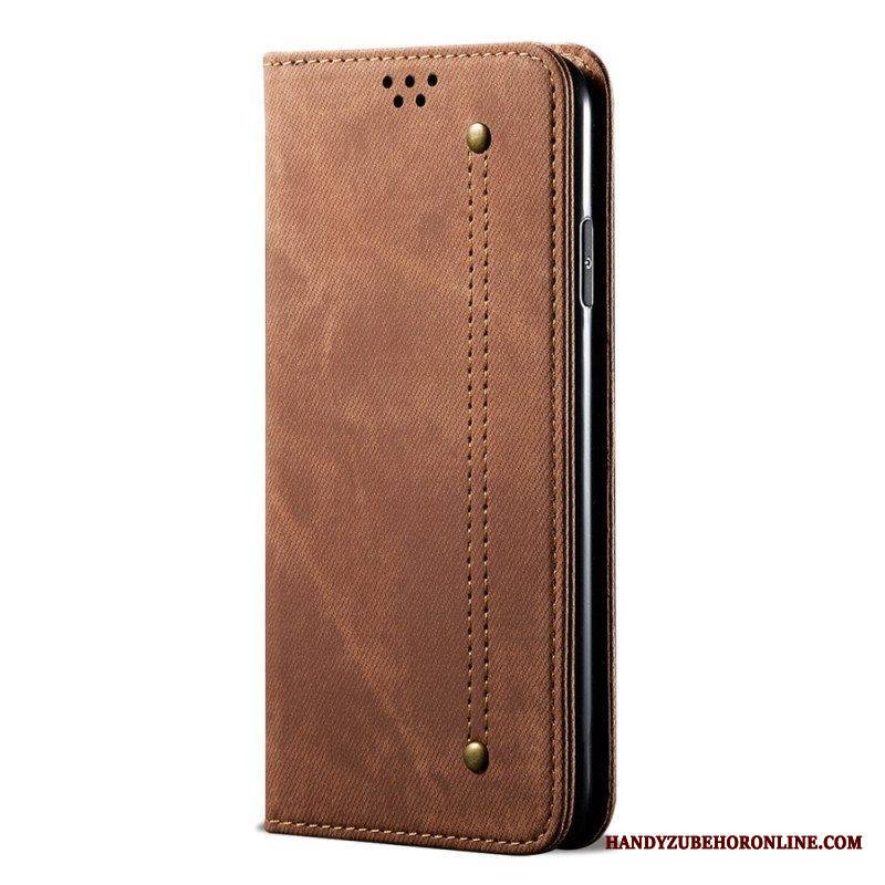 Puhelinkuoret Xiaomi Redmi Note 12 Pro Plus Kotelot Flip Denim Kangas