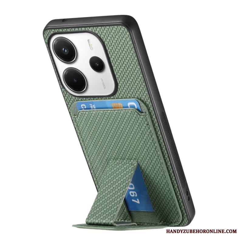 Puhelinkuoret Xiaomi Redmi Note 14 5g Hiilikuitukuvioinen Korttikotelo