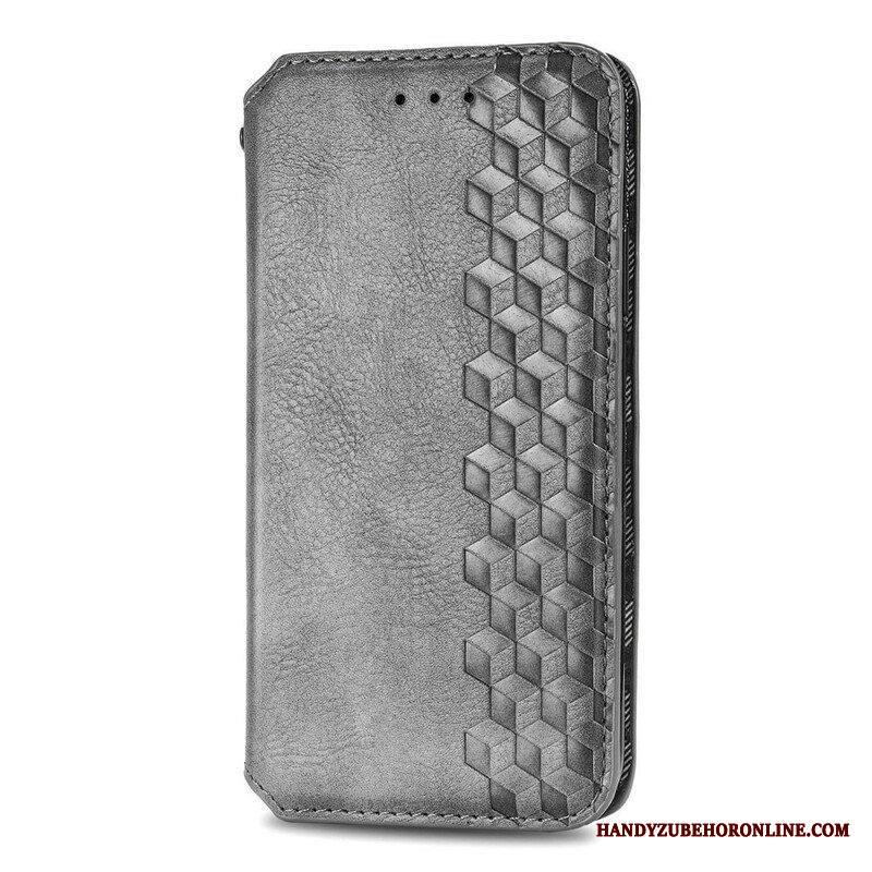 Puhelinkuoret iPhone 13 Mini Kotelot Flip Nahkaefekti Diamond Texture