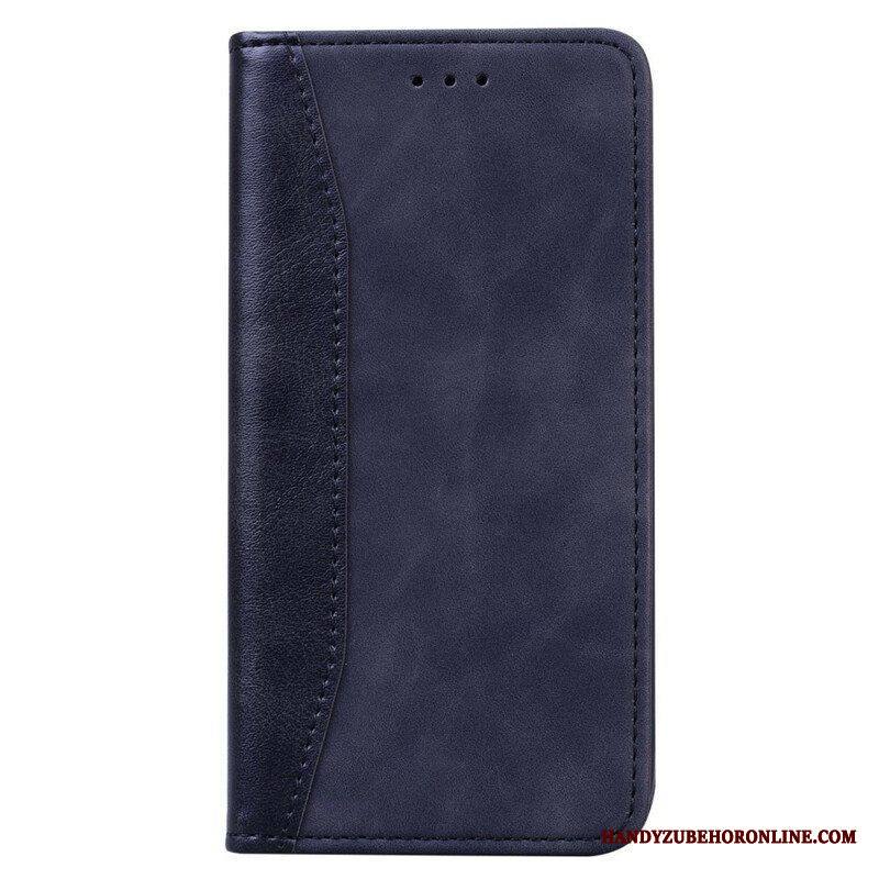 Puhelinkuoret iPhone 13 Pro Kotelot Flip Kaksisävyinen Business Leather -efekti