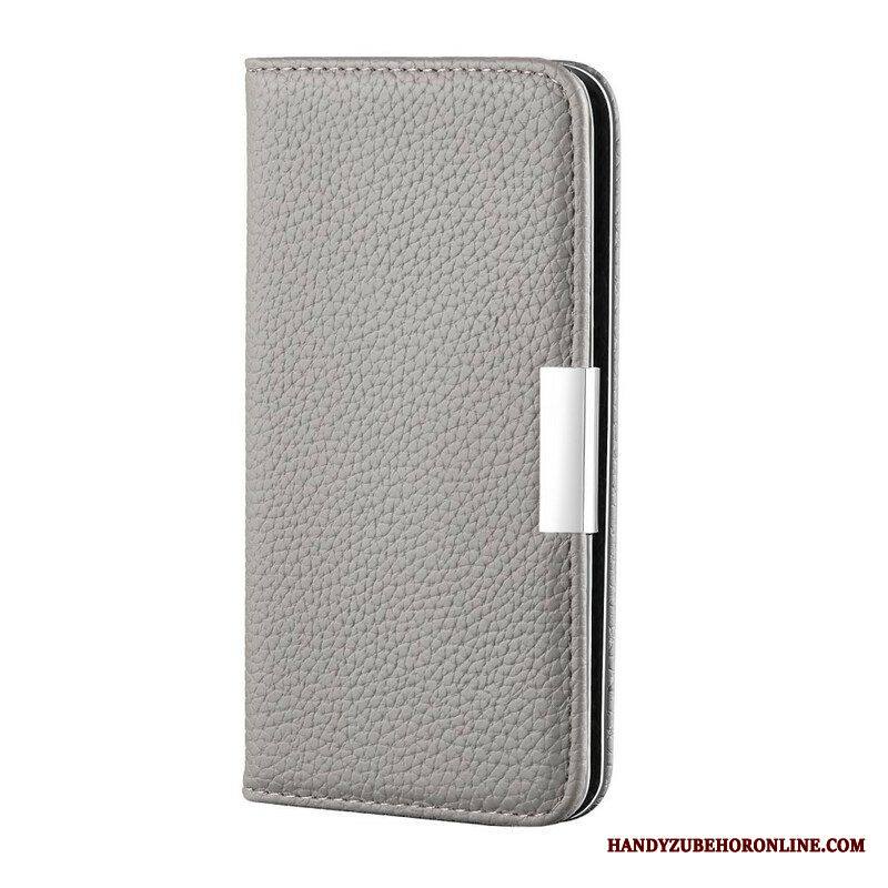 Puhelinkuoret iPhone 13 Pro Max Kotelot Flip Keinonahka Litchi Ultra Chic