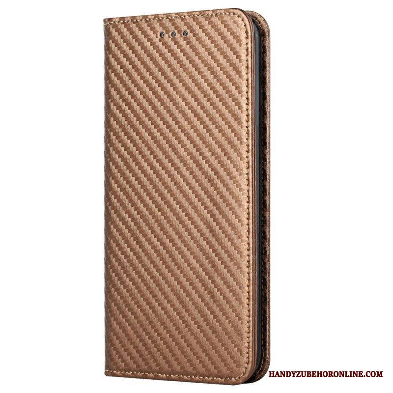 Puhelinkuoret iPhone 14 Pro Suojaketju Kuori Kotelot Flip Strappy Carbon Fiber Style