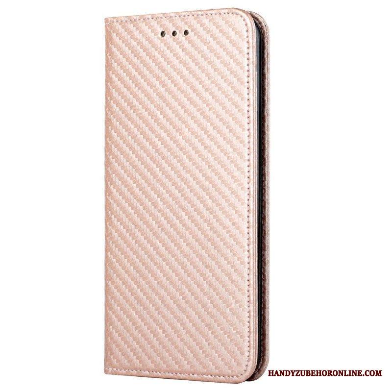 Puhelinkuoret iPhone 14 Pro Suojaketju Kuori Kotelot Flip Strappy Carbon Fiber Style