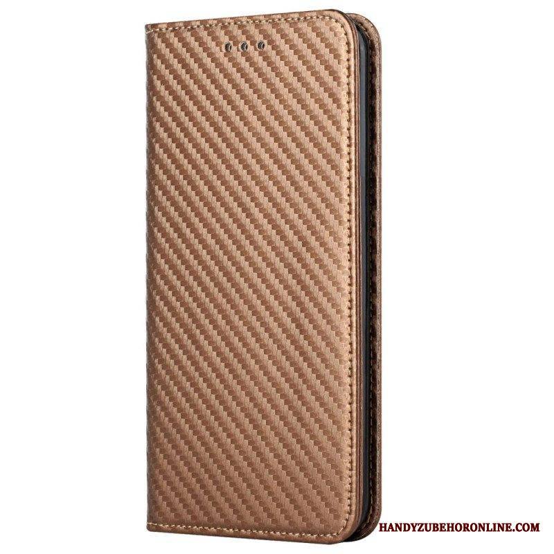 Puhelinkuoret iPhone 14 Suojaketju Kuori Kotelot Flip Strappy Carbon Fiber Style