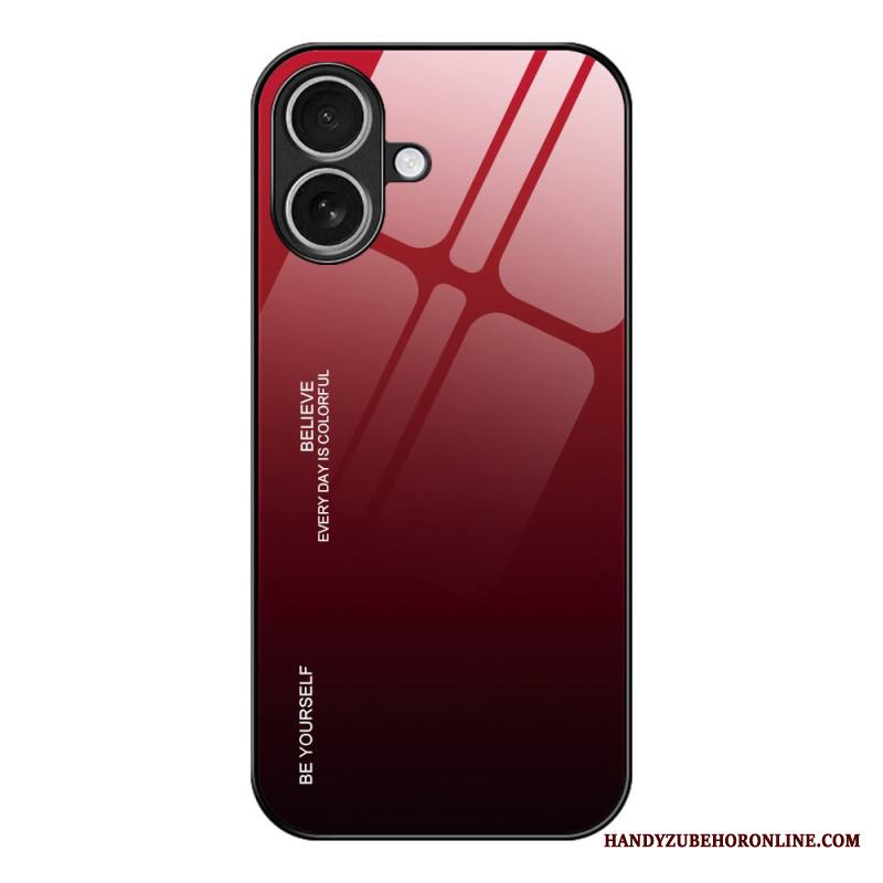 Puhelinkuoret iPhone 17 Ole Oma Itsesi Karkaistulla Lasilla