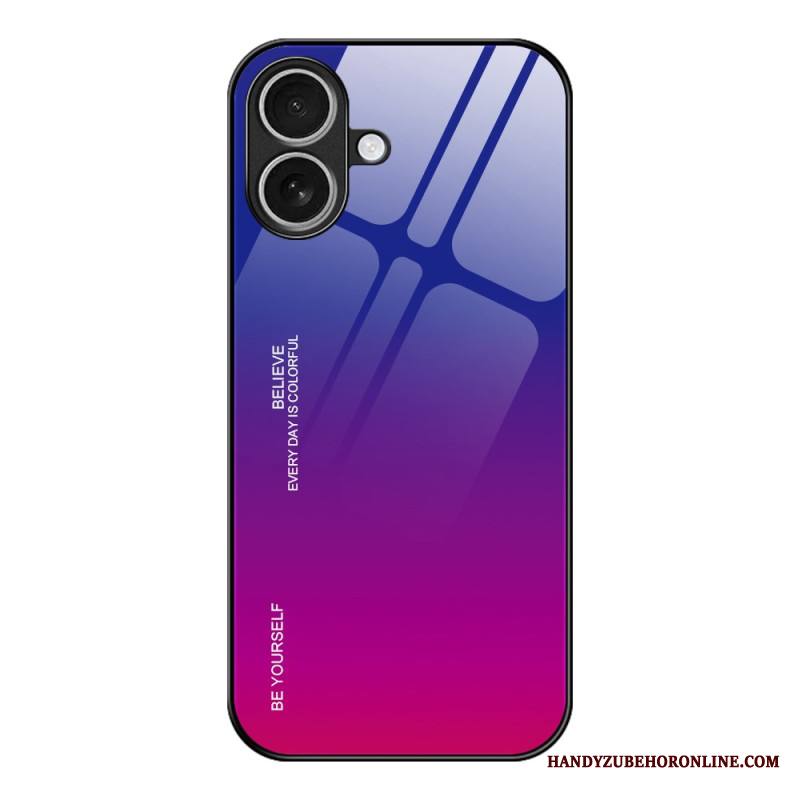 Puhelinkuoret iPhone 17 Ole Oma Itsesi Karkaistulla Lasilla