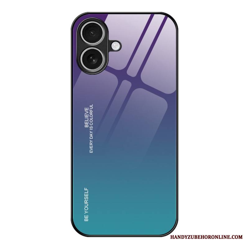 Puhelinkuoret iPhone 17 Ole Oma Itsesi Karkaistulla Lasilla