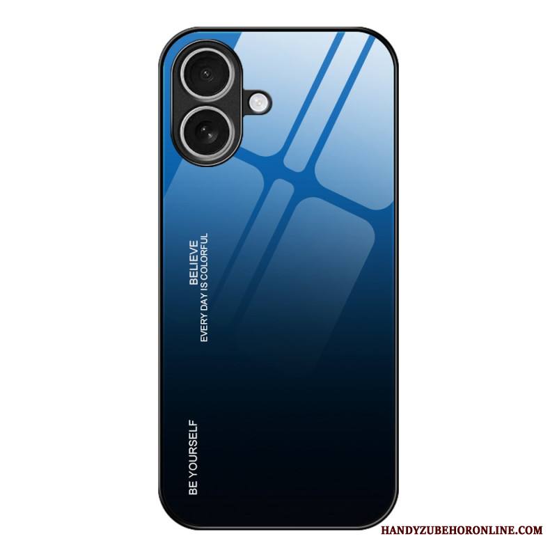 Puhelinkuoret iPhone 17 Ole Oma Itsesi Karkaistulla Lasilla