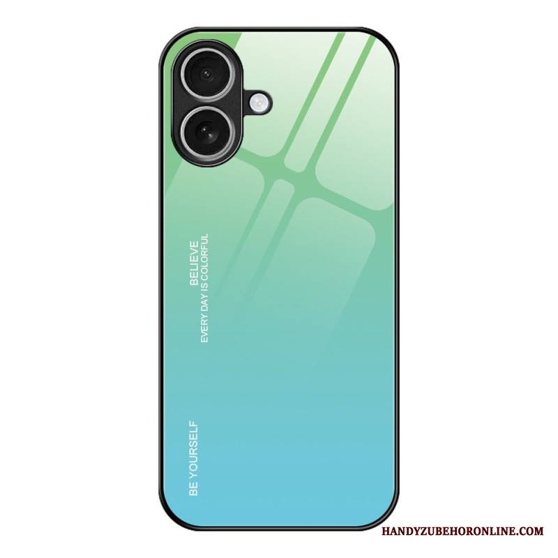 Puhelinkuoret iPhone 17 Ole Oma Itsesi Karkaistulla Lasilla