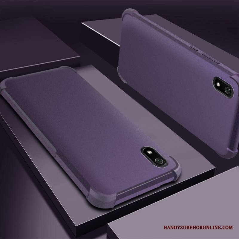 Redmi 7a Kuori Kotelo Pesty Suede Puhelimen Kuoret Ripustettavat Koristeet Silikoni Violetti Suojaus