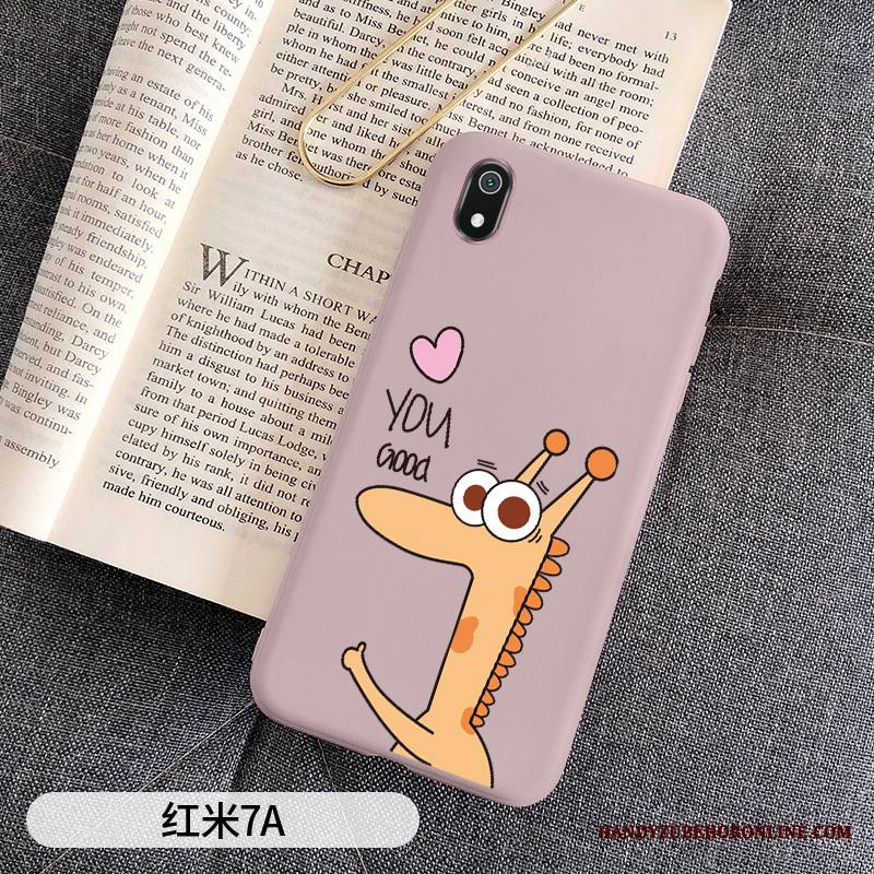 Redmi 7a Kuori Suojaus Silikoni Kotelo Sarjakuva Lohikäärme Punainen Puhelimen Kuoret