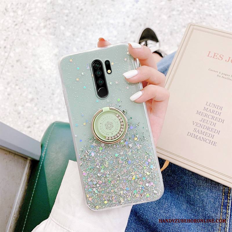Redmi 9 Kuori Puhelimen Kuoret Net Red Kukka Yksinkertainen Tuki Tide-brändi Punainen