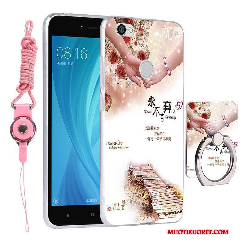 Redmi Note 5a Kuori Murtumaton Punainen Suojaus Keltainen Puhelimen Kuoret Silmukka Rengas