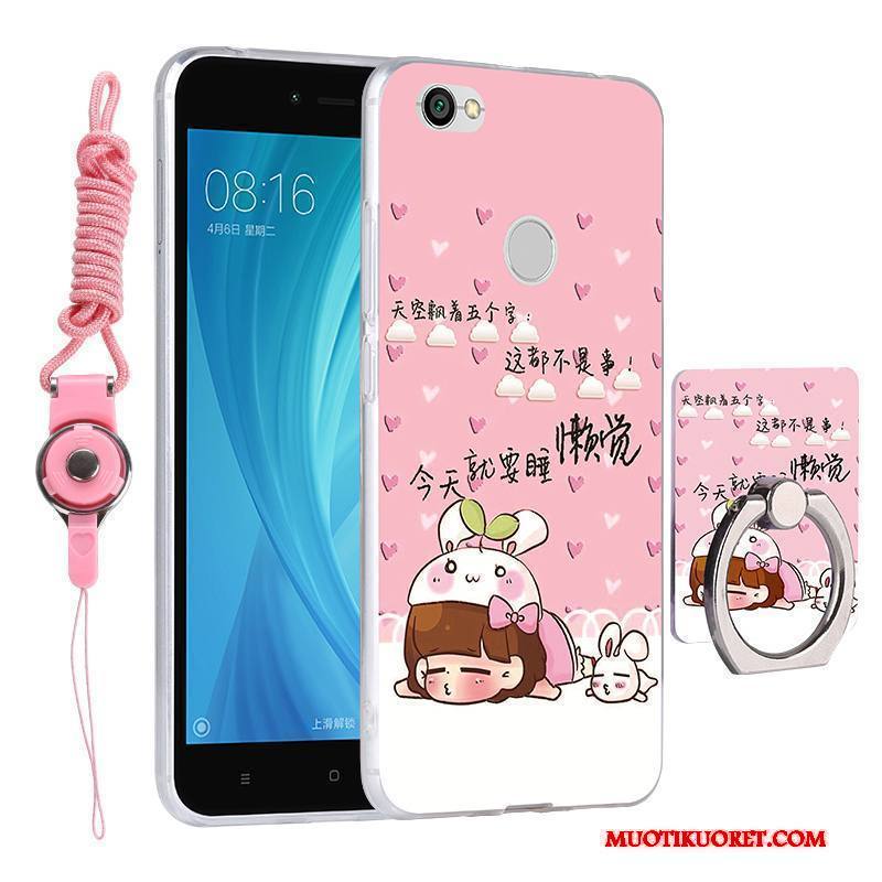Redmi Note 5a Kuori Murtumaton Punainen Suojaus Keltainen Puhelimen Kuoret Silmukka Rengas