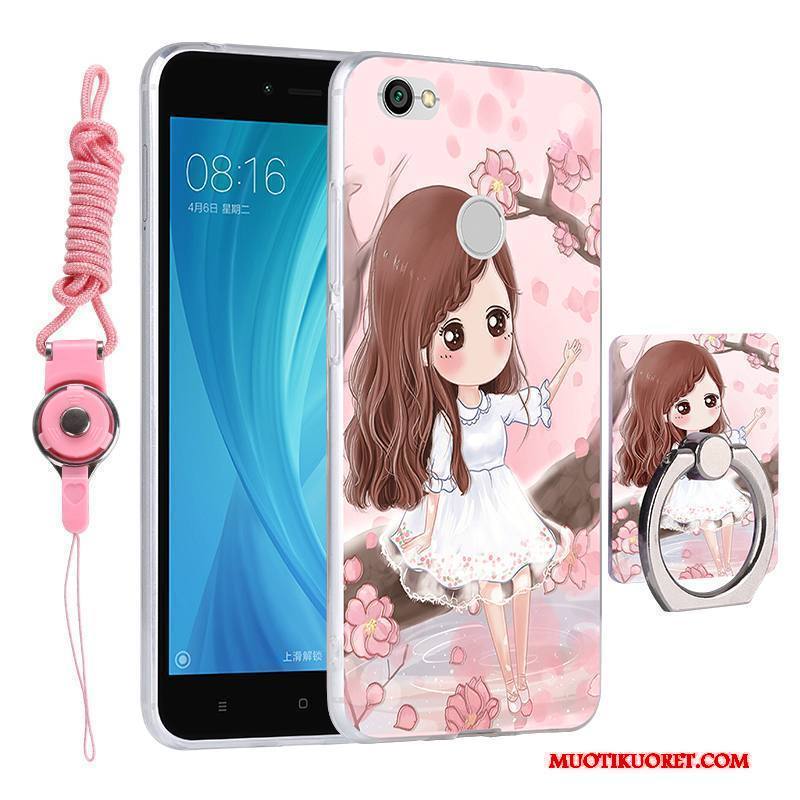 Redmi Note 5a Kuori Murtumaton Punainen Suojaus Keltainen Puhelimen Kuoret Silmukka Rengas