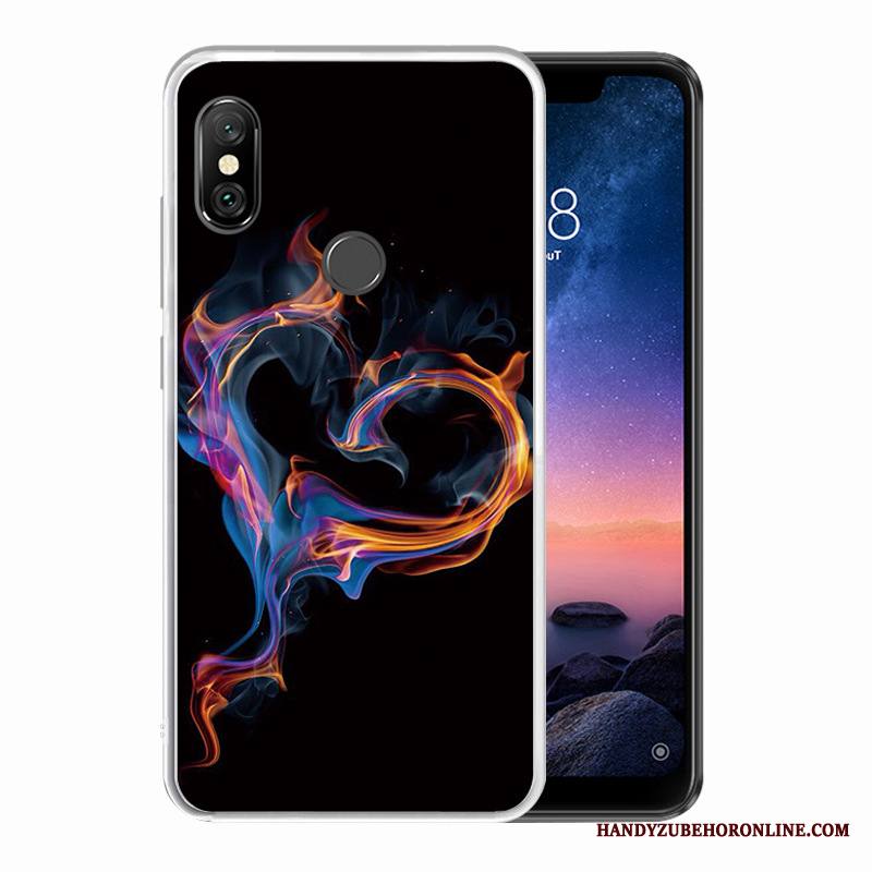 Redmi Note 6 Pro Kuori Punainen Muokata Puhelimen Kuoret Malli Silikoni Musta Pieni